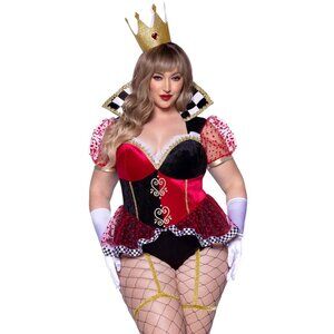 Plus Ravishing Red Queen Costume